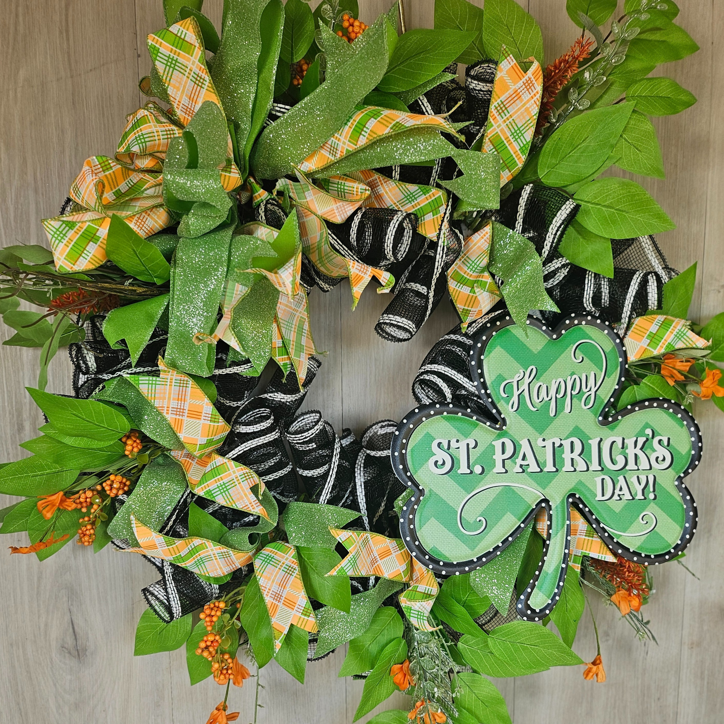 Happy St. Patrick's Day Wreath