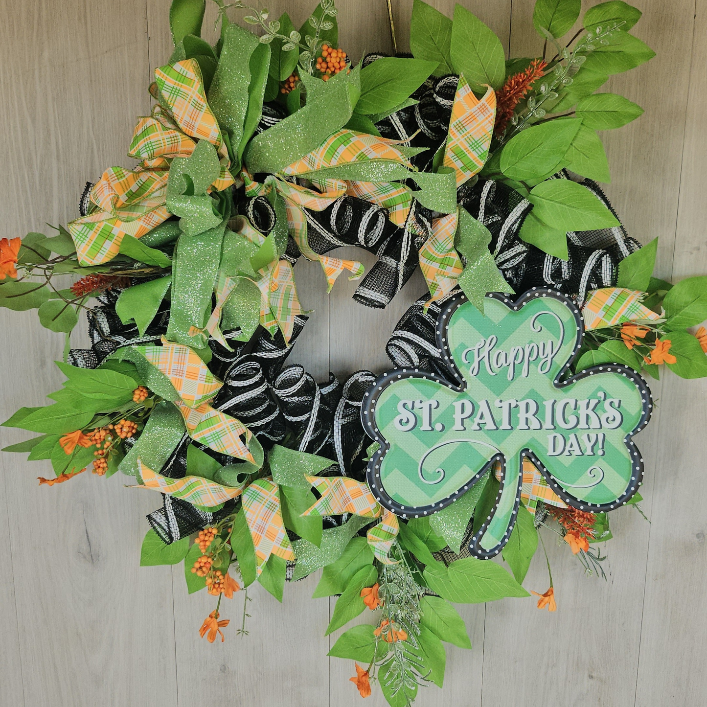 Happy St. Patrick's Day Wreath