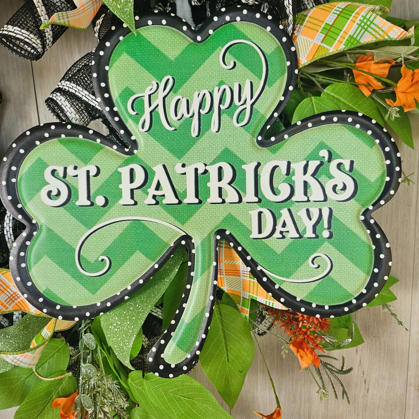 Happy St. Patrick's Day Wreath