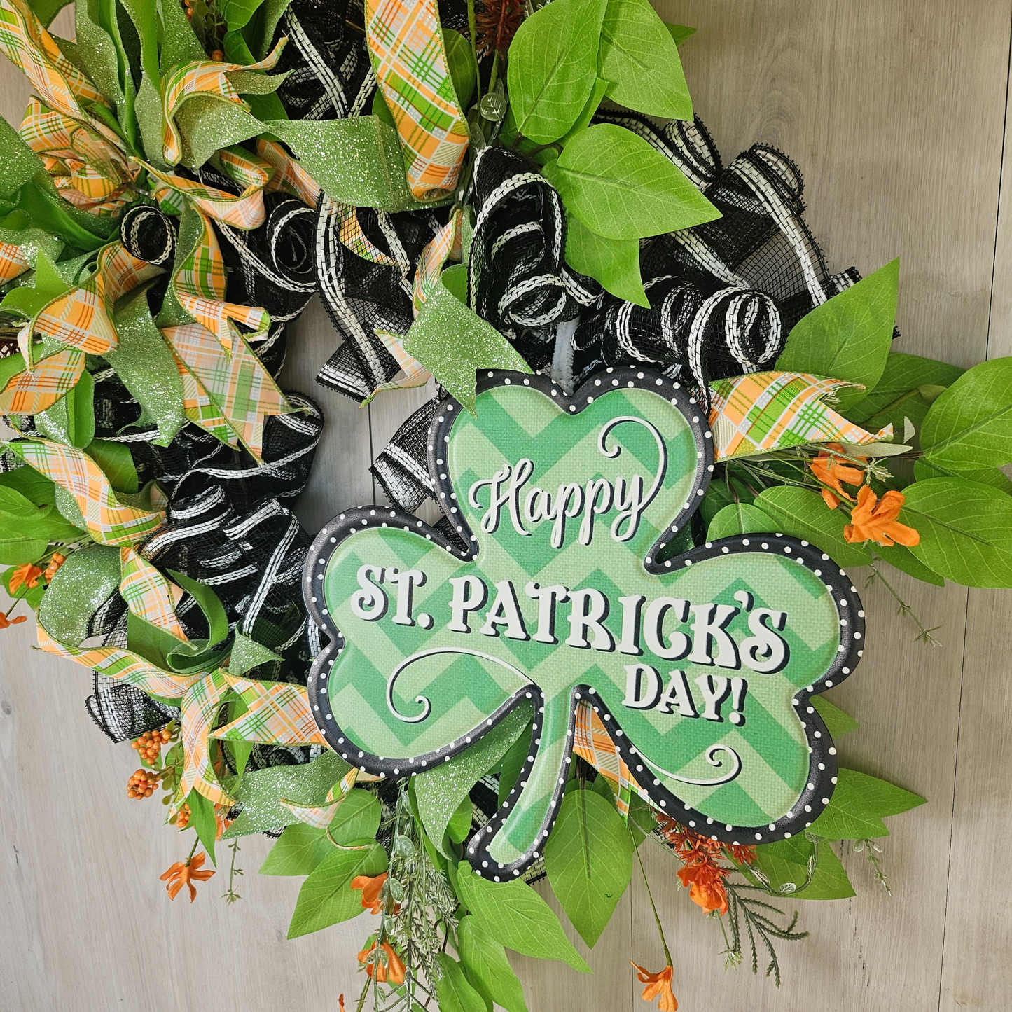 Happy St. Patrick's Day Wreath