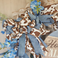 Howdy Y'All Wreath Rustic Blue and Brown Farmhouse Decor Boot