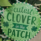 Cutest Clover In The Patch Wreath St. Patricks Day Decor
