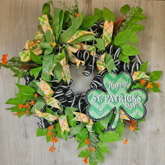 Happy St. Patrick's Day Wreath