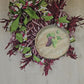 Wine Bar Wreath Grapes Decor